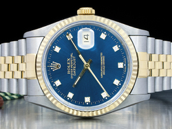 Rolex Datejust 36 Blu Jubilee 16233 Blue Jeans Diamanti